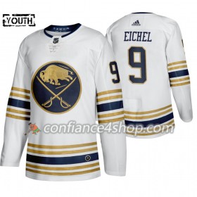 Adidas Maillot de Hockey Buffalo Sabres Jack Eichel 9 50th Anniversary Adidas 2019-20 Blanc Authentic - Enfant